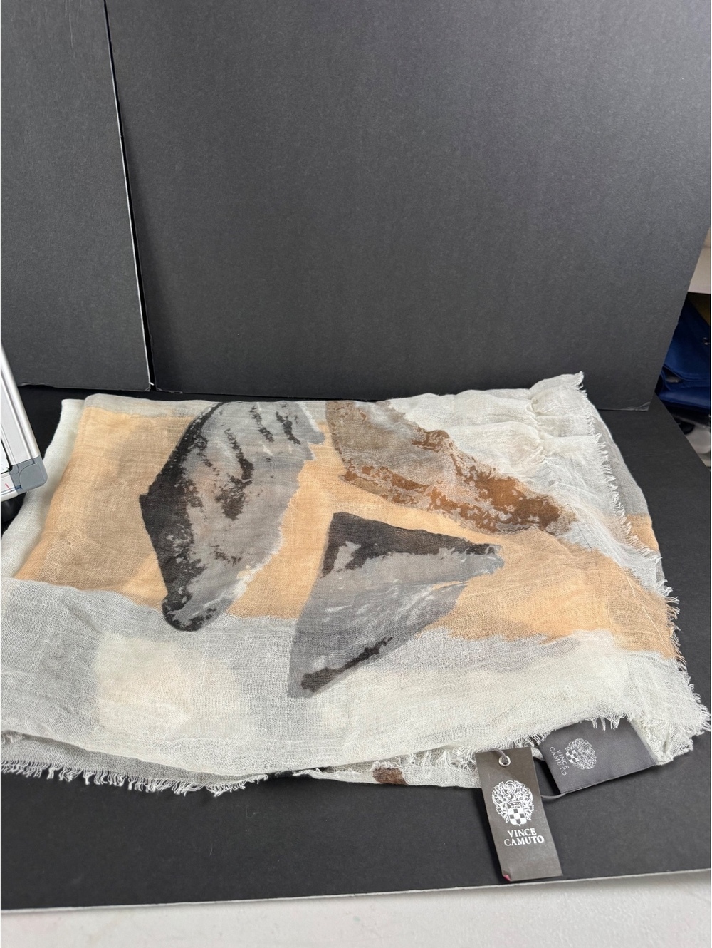 Vince Camuto Lightweight Abstract Patterned Scarf